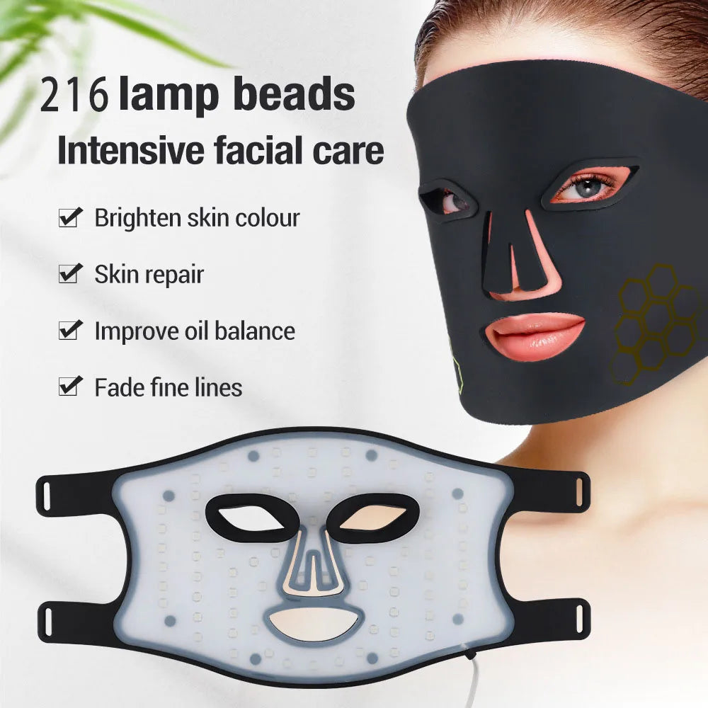 Red Light therapy Mask 460nm 660nm 850nm LED Beauty Devices Face Instrument Rejuvenation Skin Anti Aging Wrinkle Skin Repair