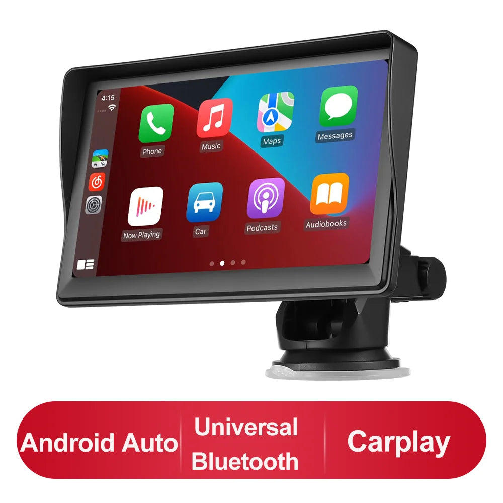 Car Radio Carplay Android Auto Car Stereo Portable Universal Touch Screen Car Multimedia Video Player With Bluetooth AUX