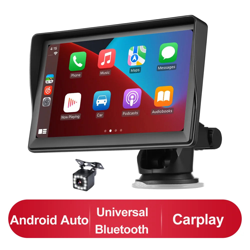 Car Radio Carplay Android Auto Car Stereo Portable Universal Touch Screen Car Multimedia Video Player With Bluetooth AUX